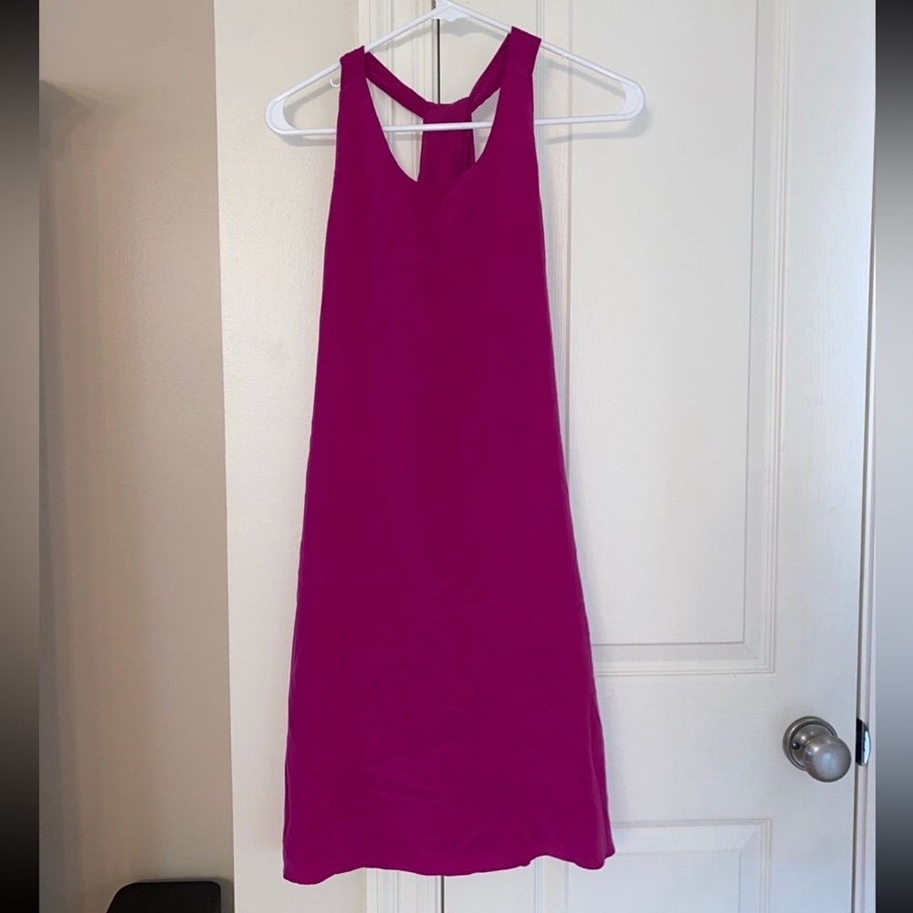Cynthia Rowley 100% Silk Racerback Dress